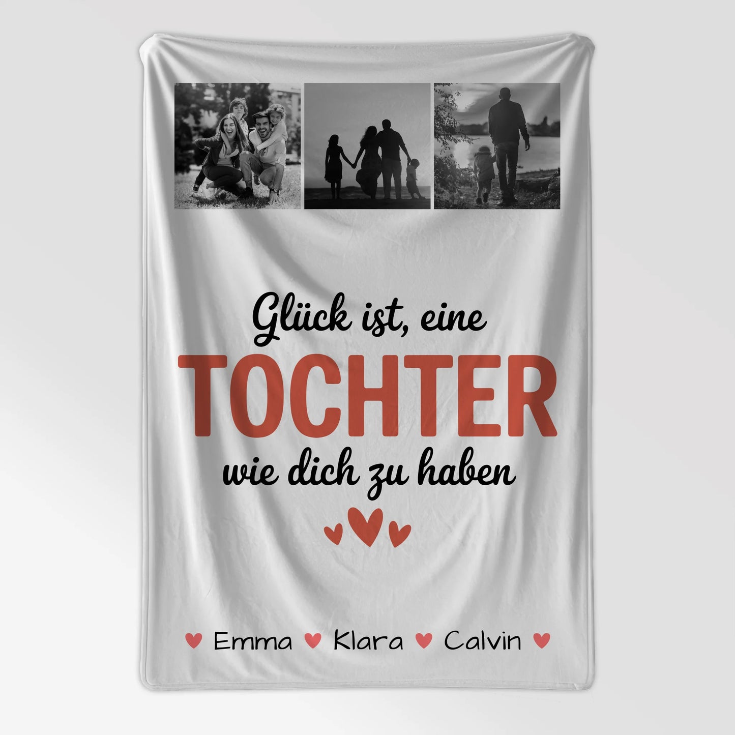 Personalisierte Decke Für Tochter Geschenk Fotocollage Tochter Glück Ist eine Tochter Wie Dich Zu Haben 7