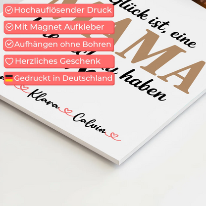 Personalisiertes Mama Plakat mit Fotocollage Mama Glück Ist eine Mama Wie Dich Zu Haben 4