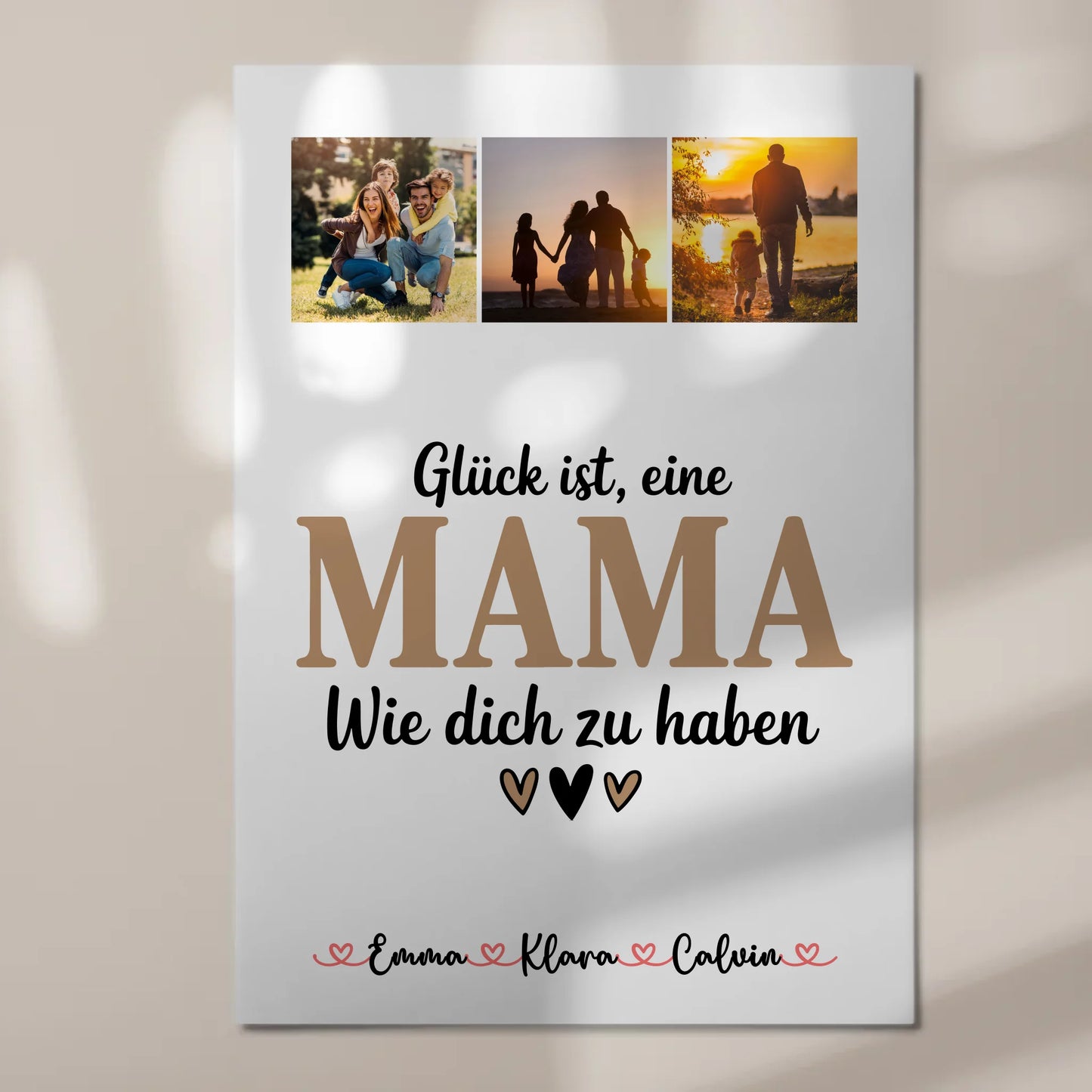 Personalisiertes Mama Plakat mit Fotocollage Mama Glück Ist eine Mama Wie Dich Zu Haben 7