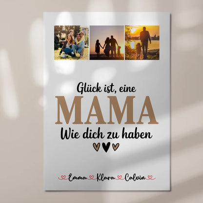 Personalisiertes Mama Plakat mit Fotocollage Mama Glück Ist eine Mama Wie Dich Zu Haben 7