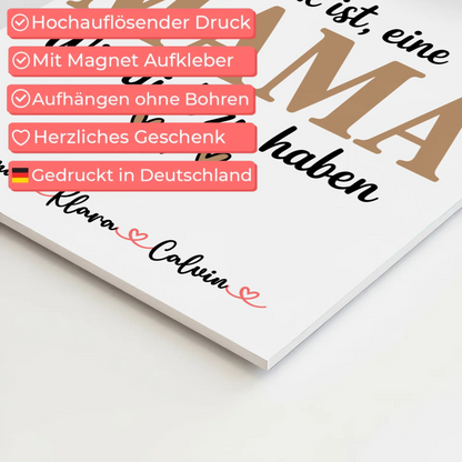 Personalisiertes Mama Plakat mit Fotocollage Mama Glück Ist eine Mama Wie Dich Zu Haben