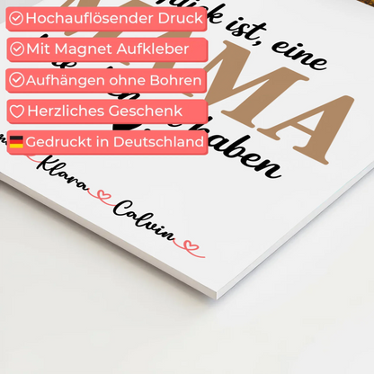 Personalisiertes Mama Plakat mit Fotocollage Mama Glück Ist eine Mama Wie Dich Zu Haben