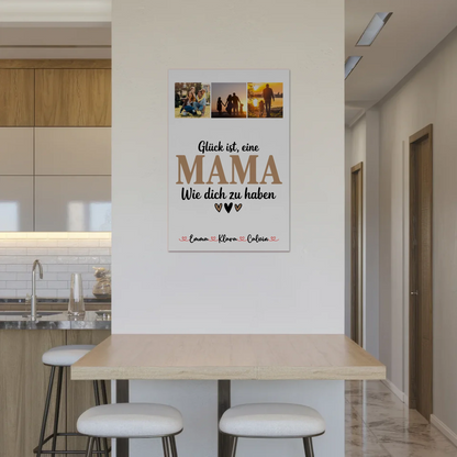 Personalisiertes Mama Plakat mit Fotocollage Mama Glück Ist eine Mama Wie Dich Zu Haben