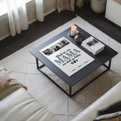 Mama Plakat Fotoboard Fotocollage für Mama Glück Ist eine Mama Wie Dich Zu Haben