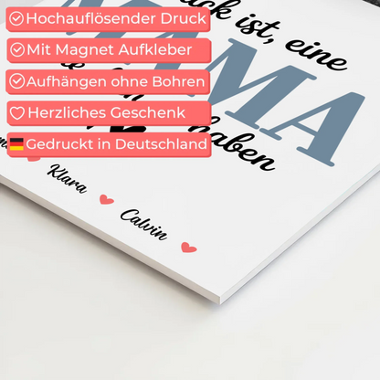 Mama Plakat Fotoboard Fotocollage für Mama Glück Ist eine Mama Wie Dich Zu Haben