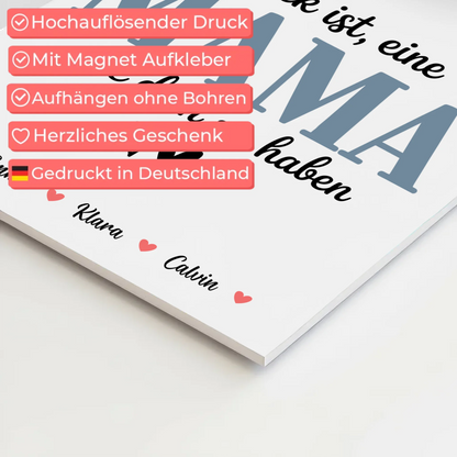Mama Plakat Fotoboard Fotocollage für Mama Glück Ist eine Mama Wie Dich Zu Haben