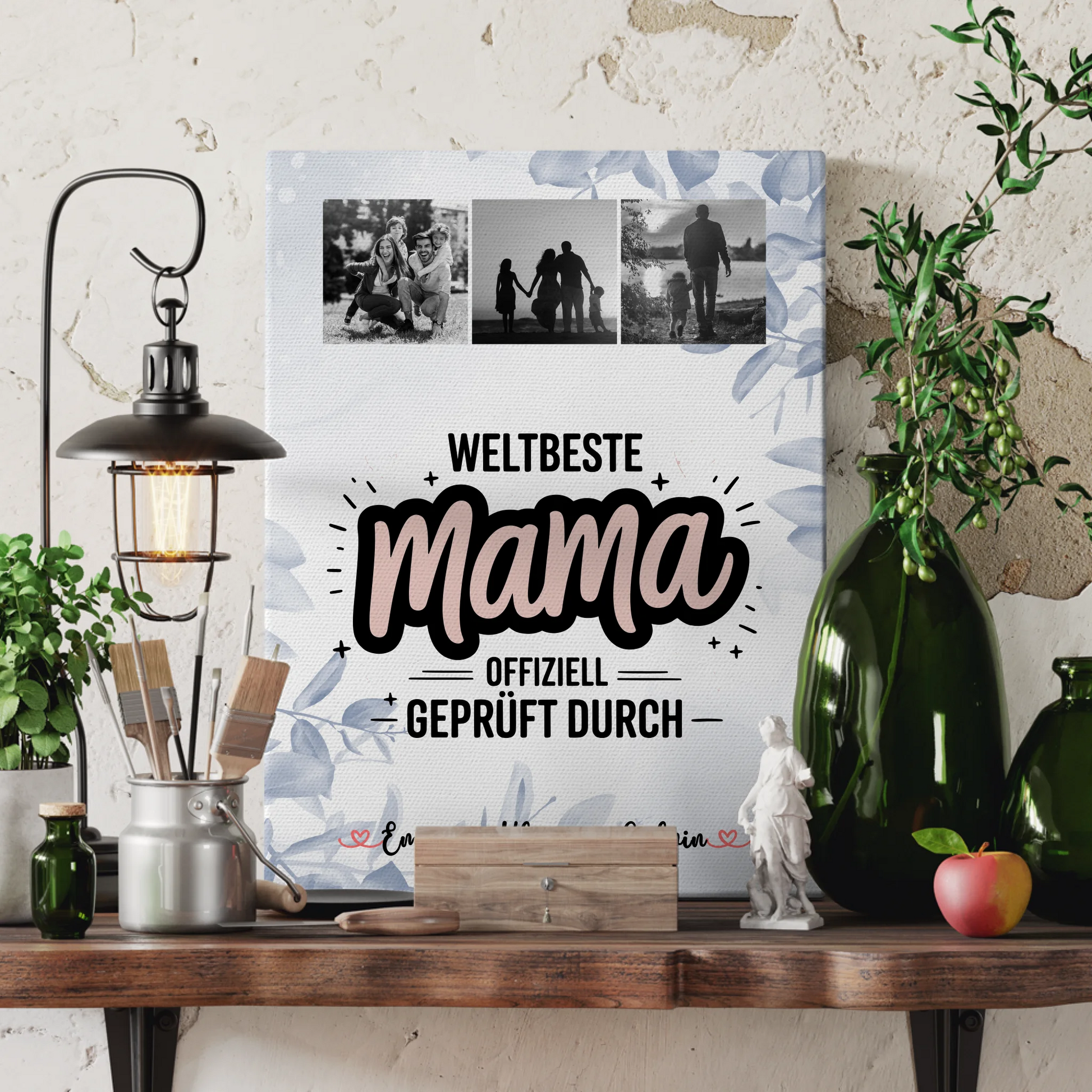 Mama Plakat Geschenk Fotocollage Mama Weltbeste Mama Offiziell Geprüft Durch 3