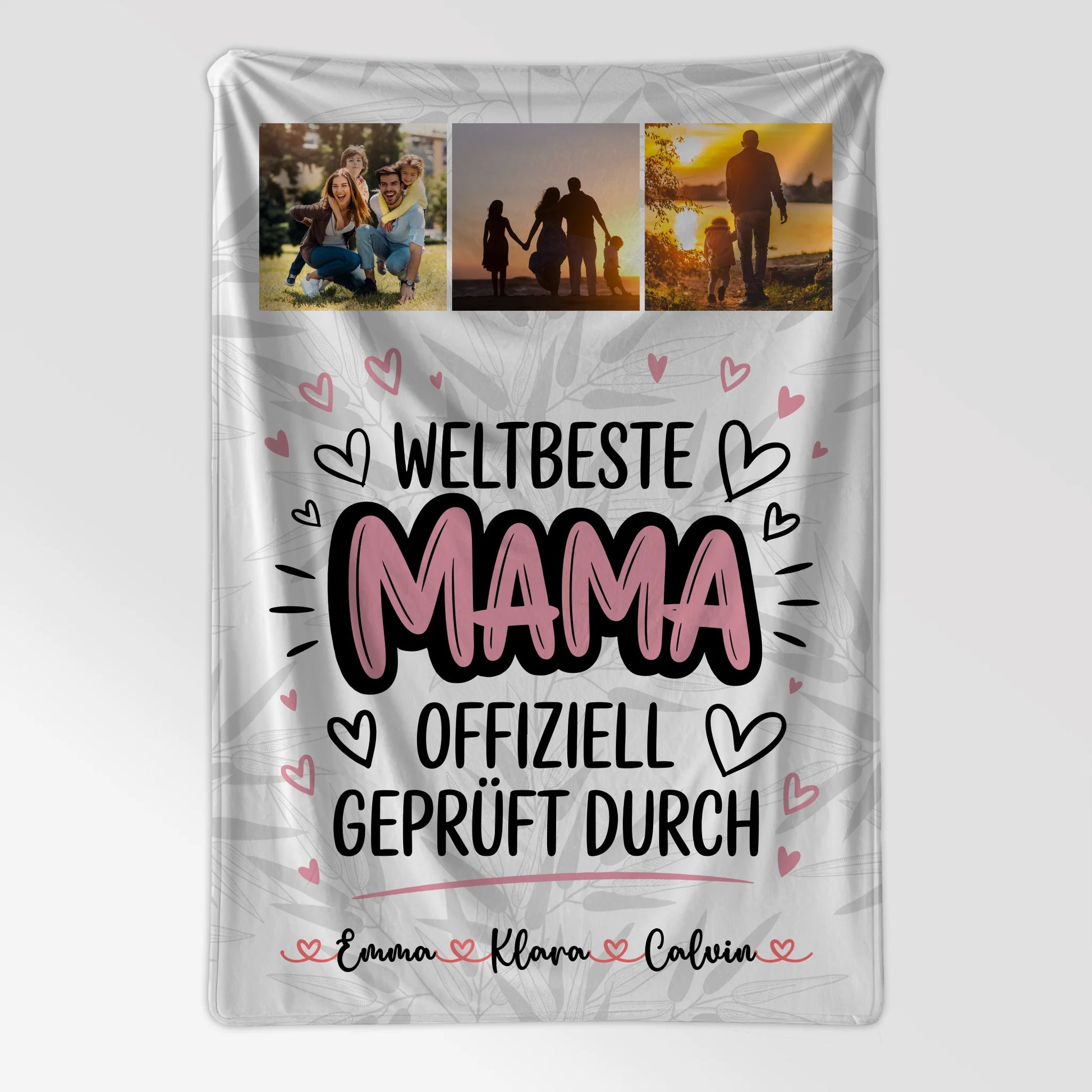 Decke Für Mama Fotocollage Mama Weltbeste Mama Offiziell Geprüft Durch Geschenk 7