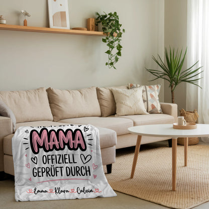 Decke Für Mama Fotocollage Mama Weltbeste Mama Offiziell Geprüft Durch Geschenk 4