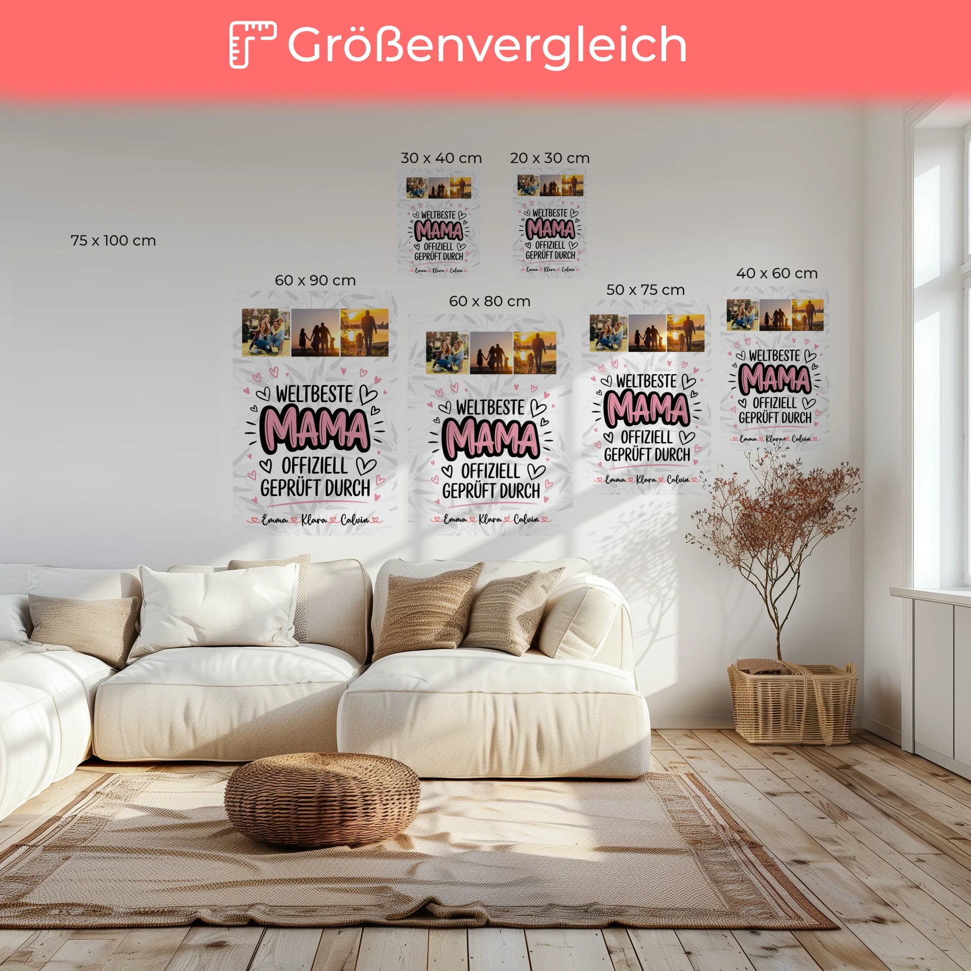 Leinwand Mama Fotocollage Mama Weltbeste Mama Offiziell Geprüft Durch Geschenk 6
