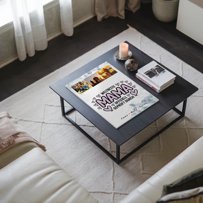 Weltbeste Mama Offiziell Geprüft Durch Personalisiertes Mama Plakat und Fotocollage