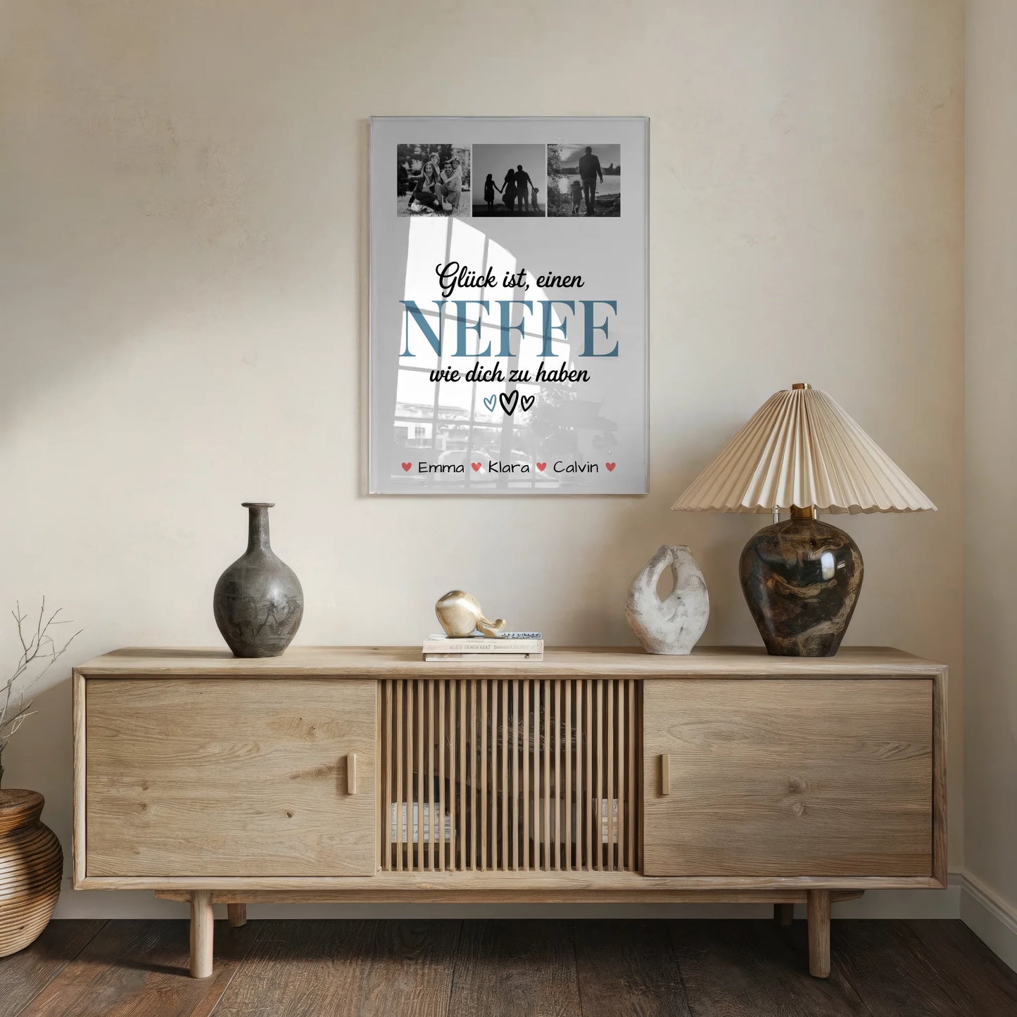 Foto Acrylglas Geschenk Fotocollage Neffe Glück Ist einen Neffe Wie Dich Zu Haben personalisiert 5