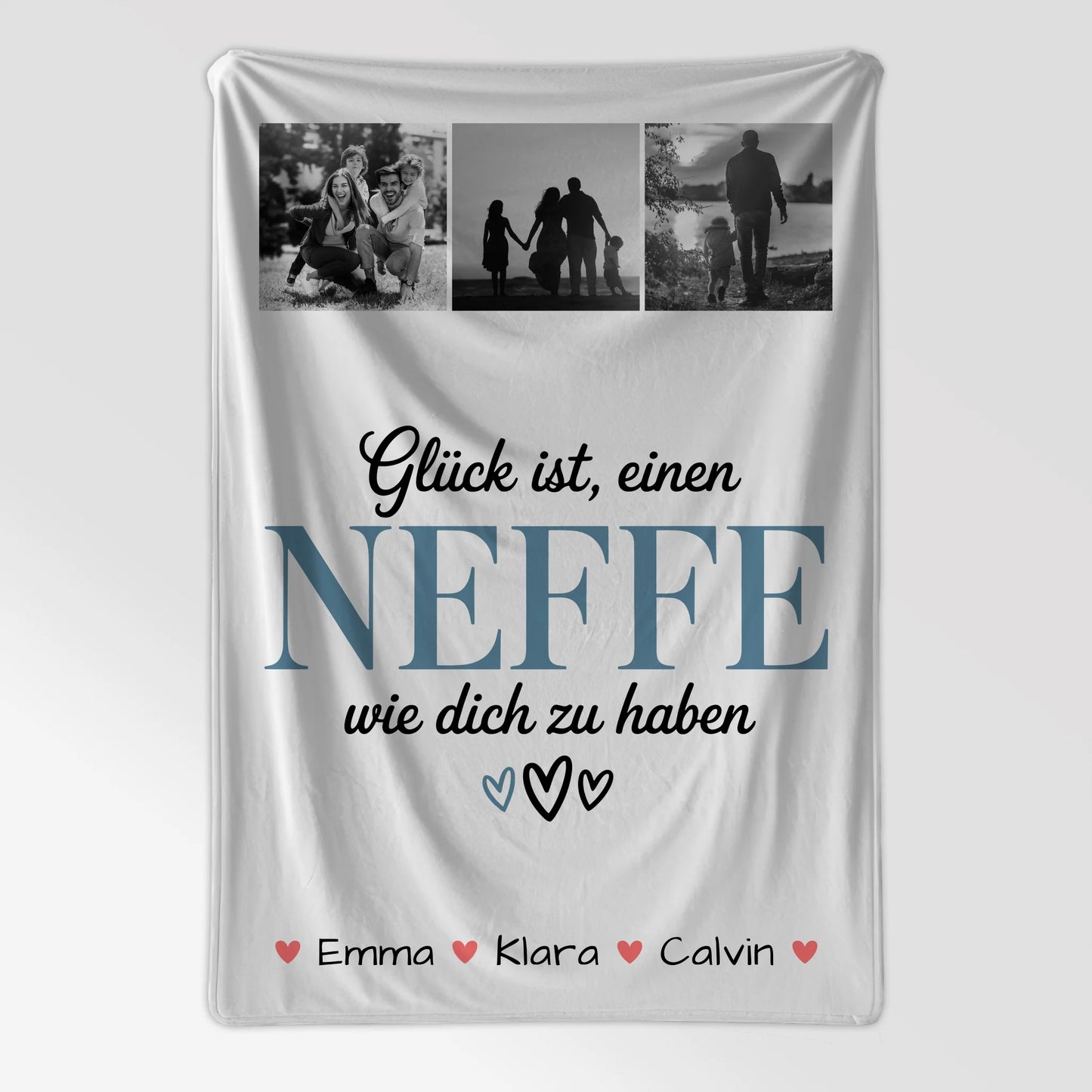 Personalisierte Decke Mit Namen Geschenk Fotocollage Neffe Glück Ist Einen Neffe Wie Dich Zu Haben 7
