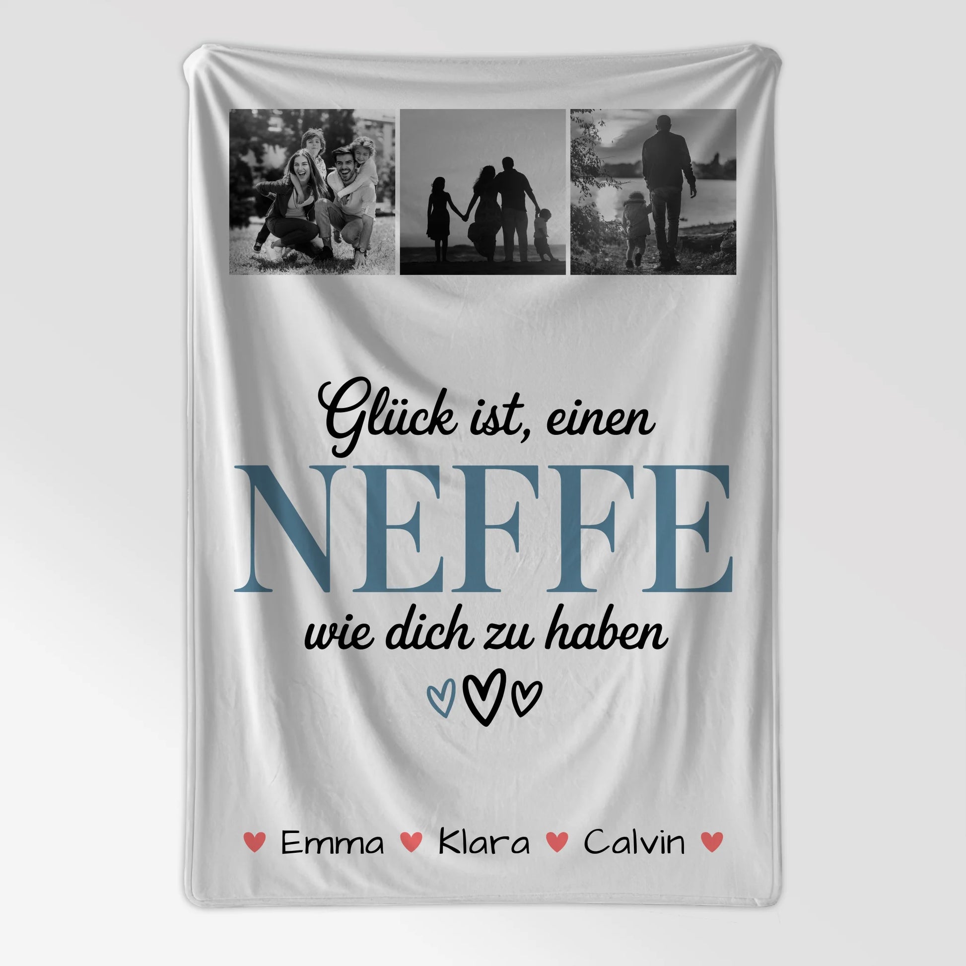 Personalisierte Decke Mit Namen Geschenk Fotocollage Neffe Glück Ist Einen Neffe Wie Dich Zu Haben 7