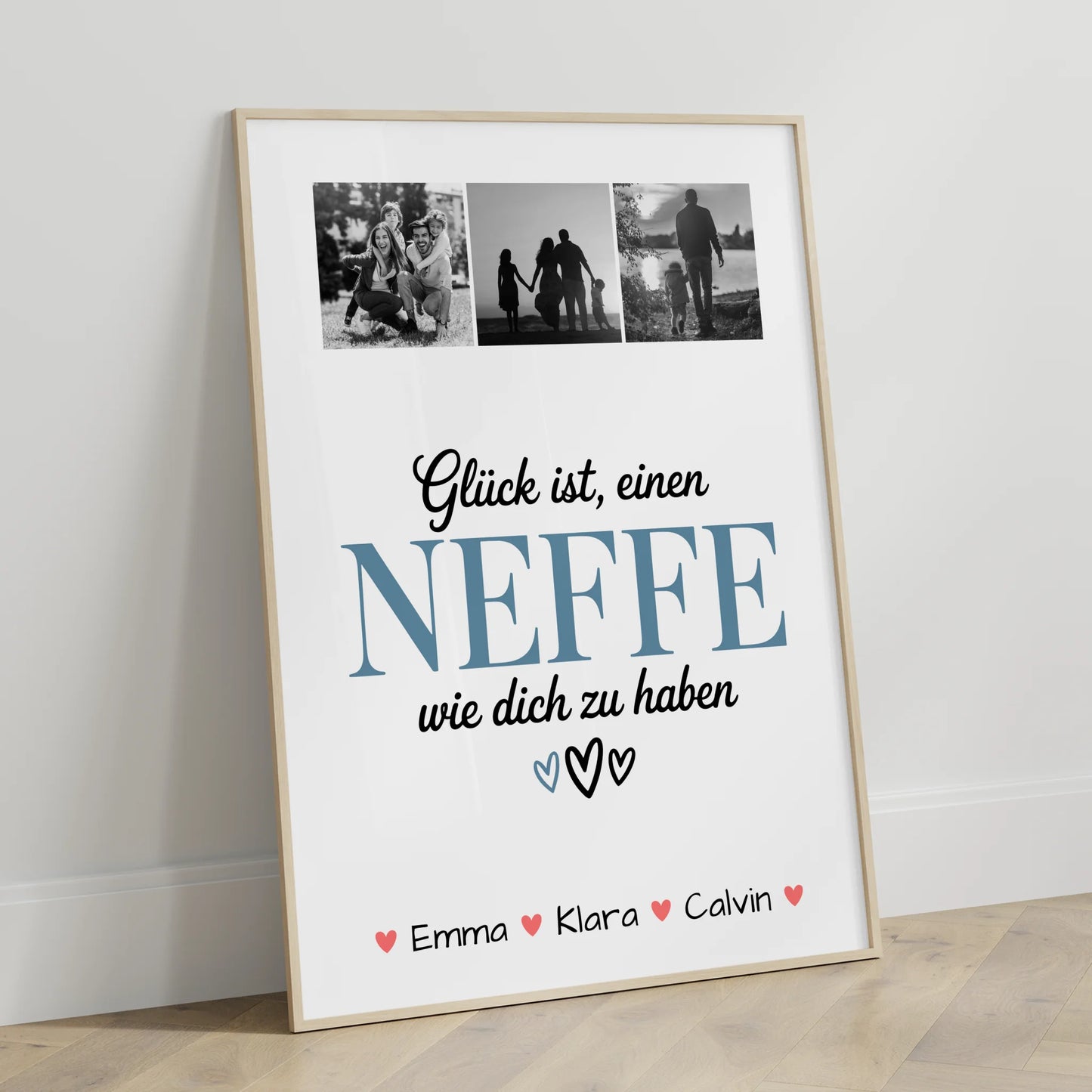Foto Collage Poster Erstellen Geschenk Fotocollage Neffe Glück Ist Einen Neffe Wie Dich Haben