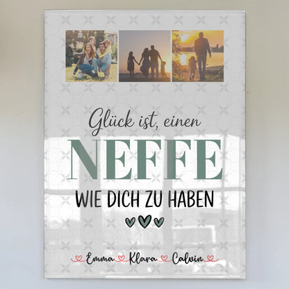 Personalisierte Acrylglas Mit Foto Fotocollage Neffe Glück Ist Einen Neffe Wie Dich Zu Haben Geschenk 1