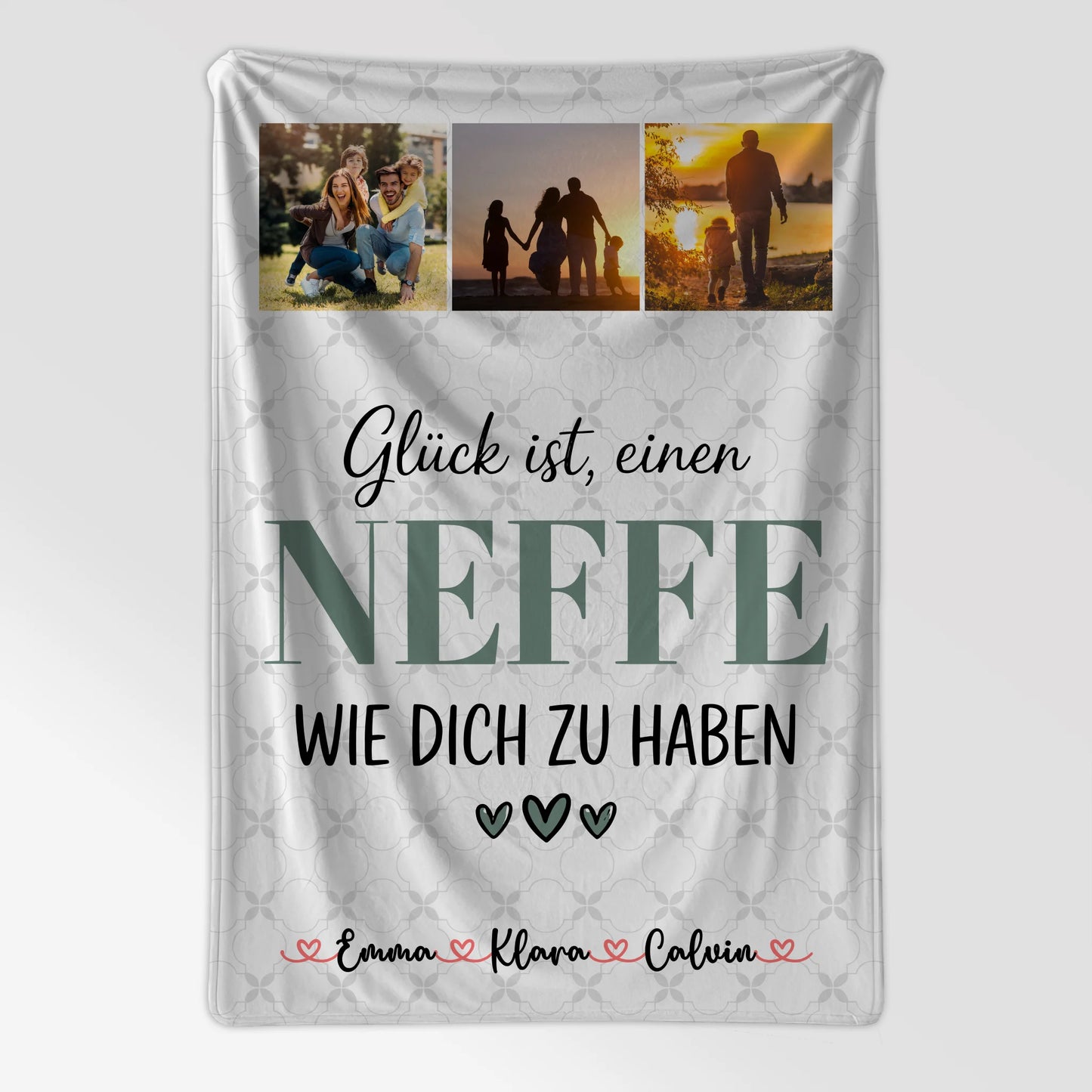 Kuscheldecke Mit Namen Fotocollage Neffe Glück Ist einen Neffe Wie Dich Zu Haben Geschenk 7