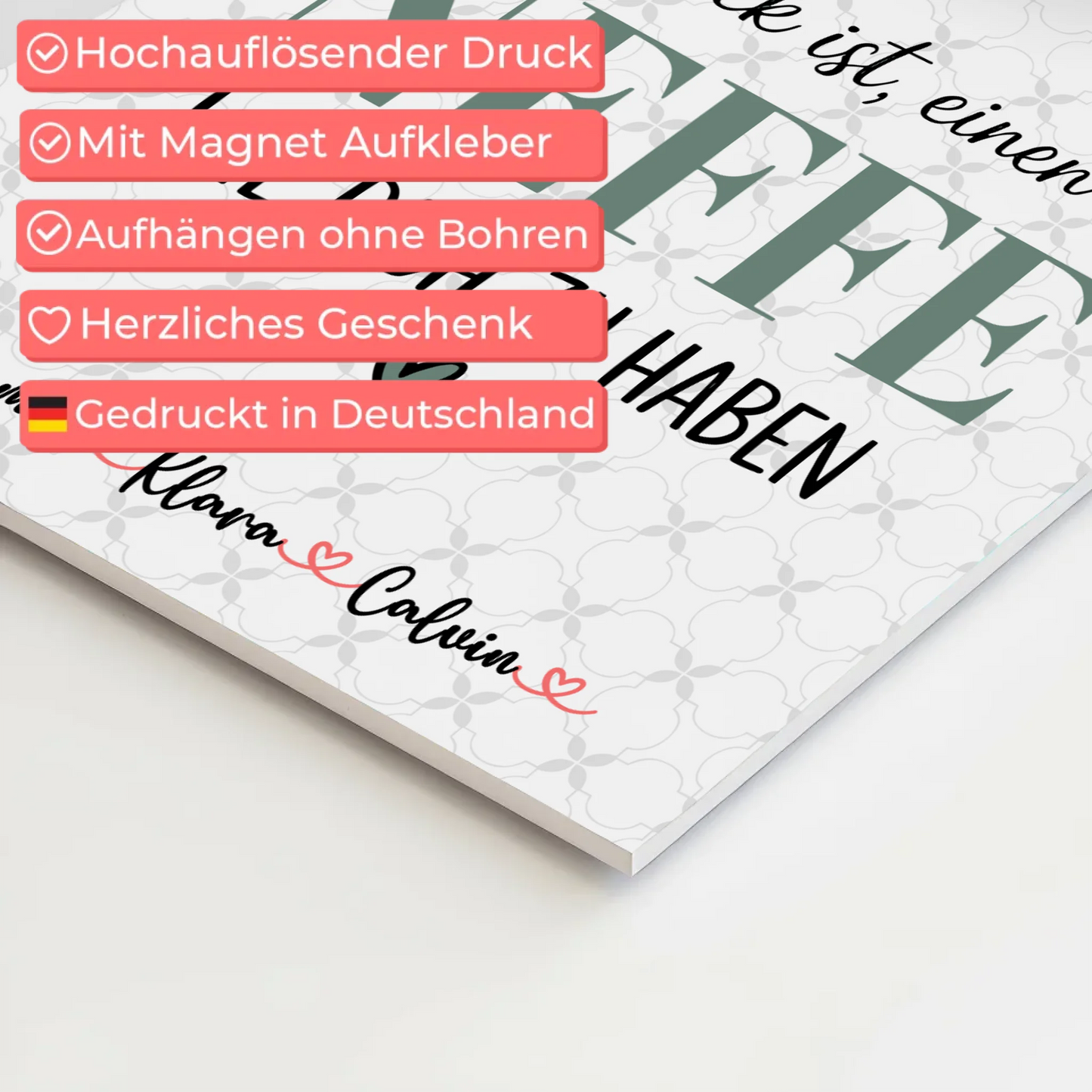 Personalisierte Fotoboard Magnet Wandbild Fotocollage Neffe Glück Ist Einen Neffe Wie Dich Zu Haben 10