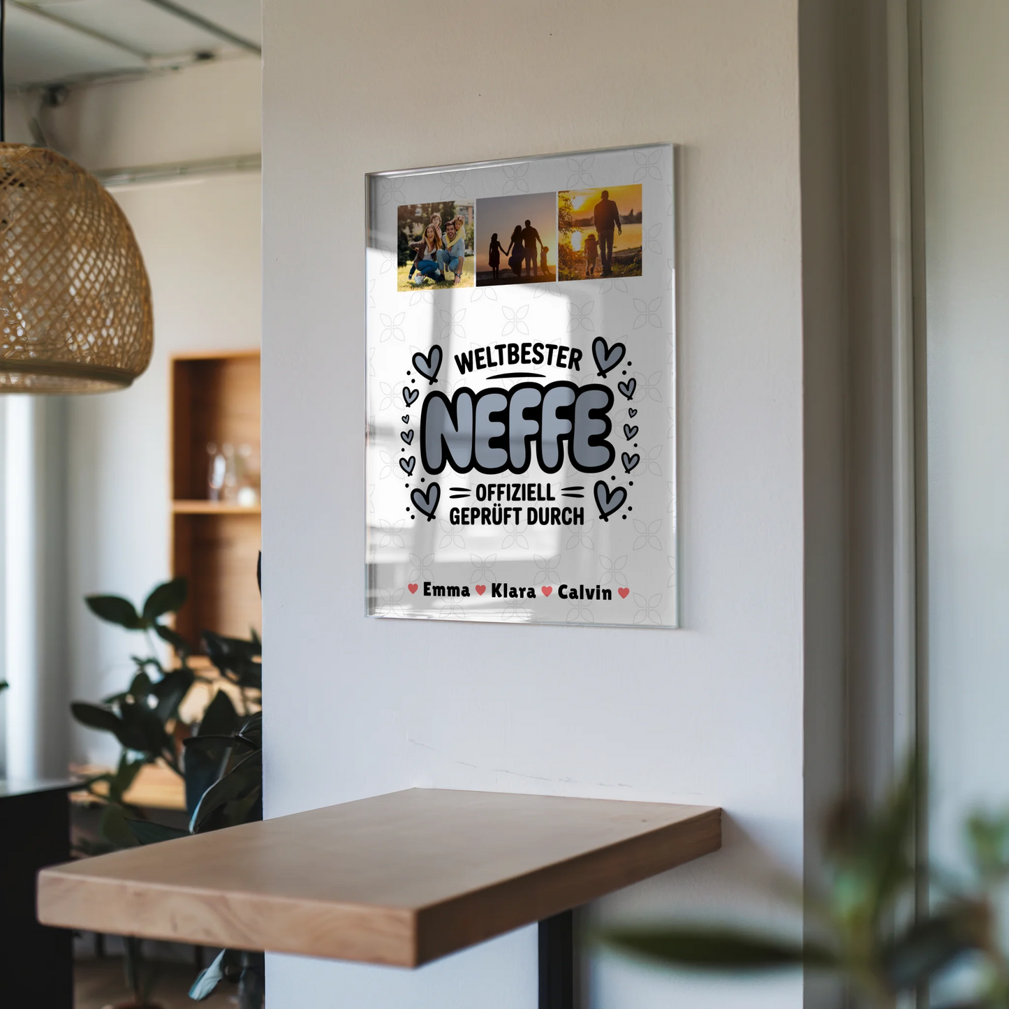 Foto Mit Acrylglas Neffe Fotocollage Weltbester Neffe Offiziell Geprüft Durch 6