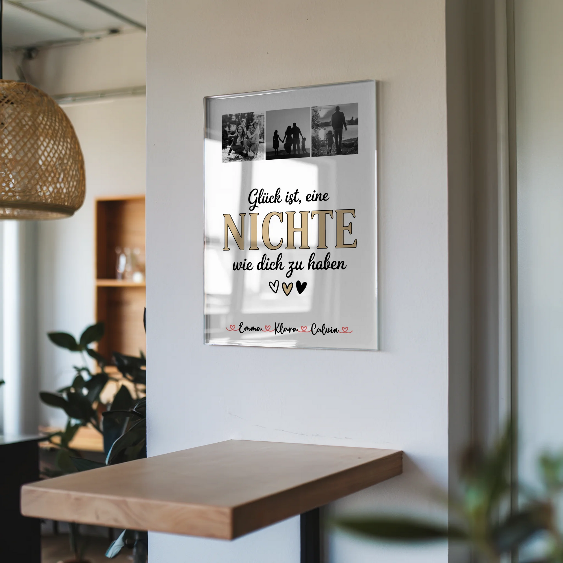 Foto Mit Acrylglas Fotocollage für Nichte Glück Ist eine Nichte Wie Dich Zu Haben Geschenk 6