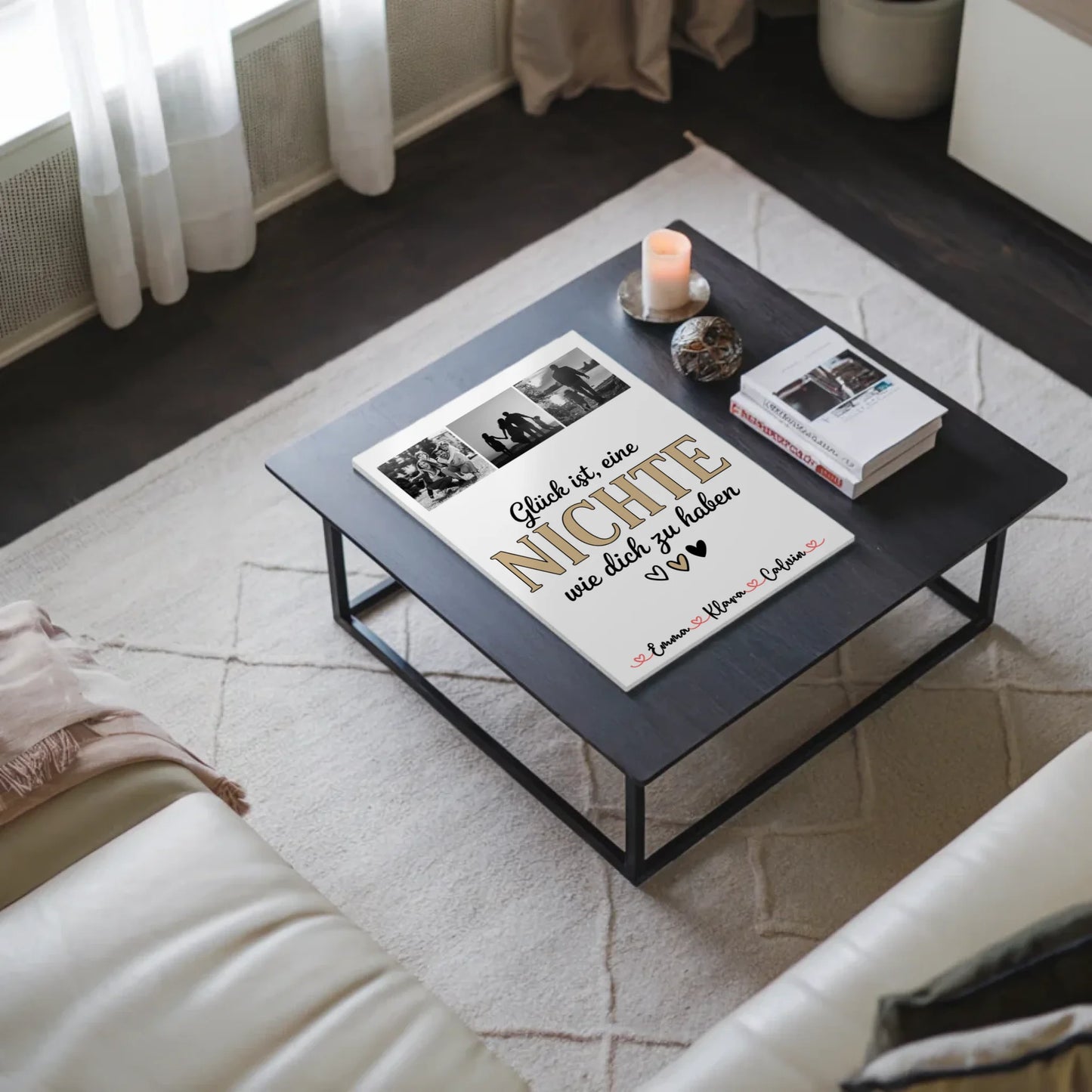 Fotoboard Poster Magnetisch Fotocollage für Nichte Glück Ist eine Nichte Wie Dich Zu Haben Geschenk 3