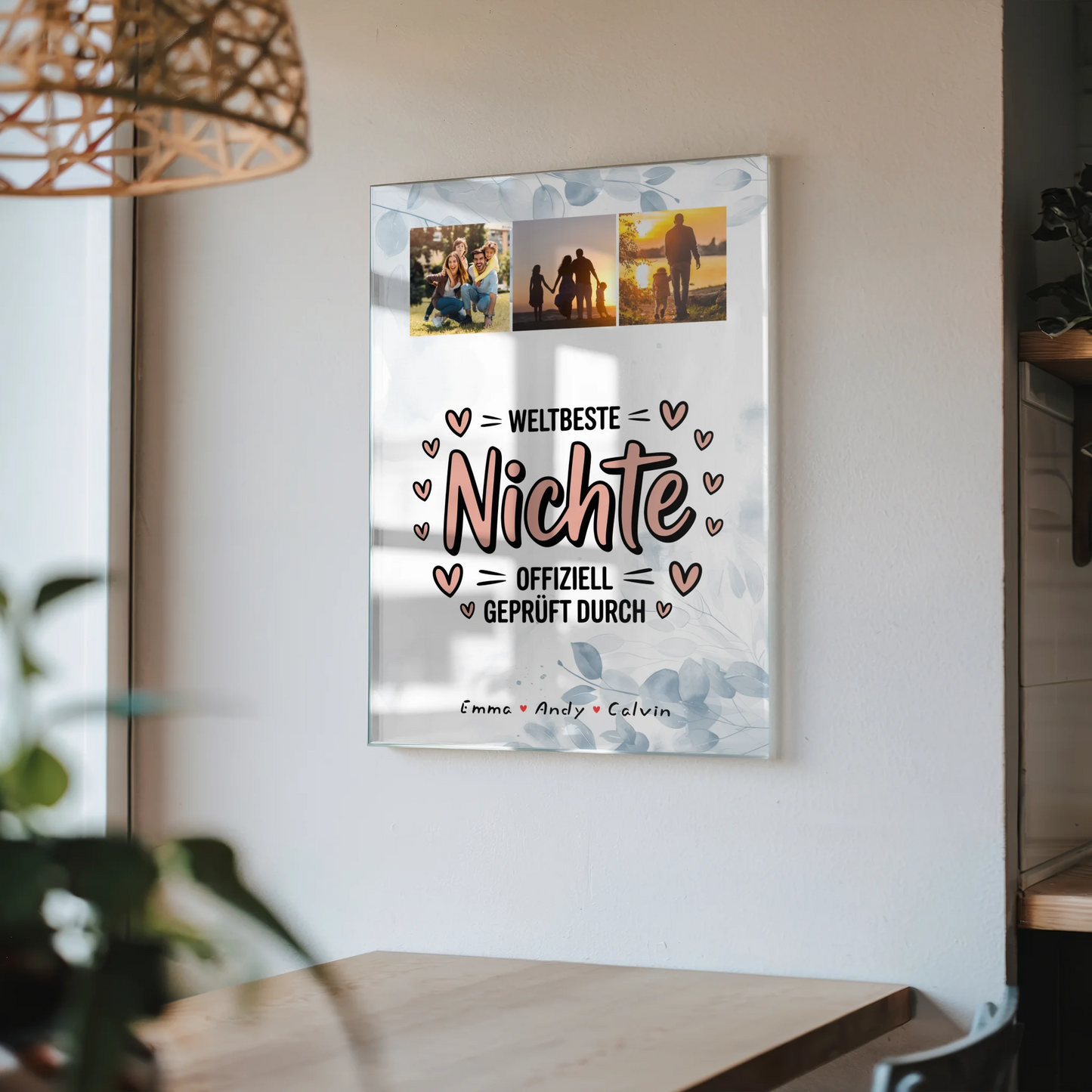 Foto Mit Acrylglas Nichte Fotocollage Weltbeste Nichte Offiziell Geprüft Durch 4