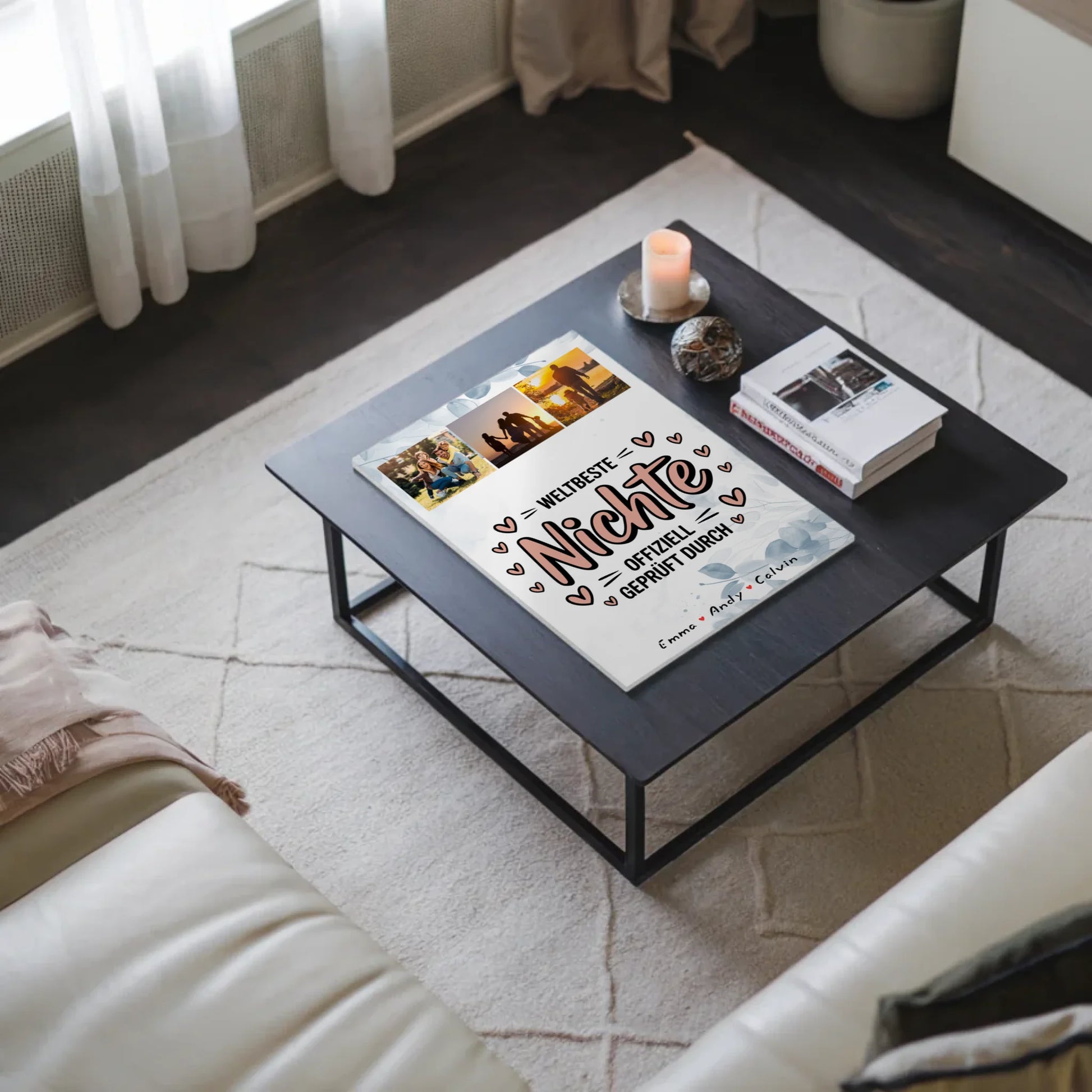 Magnetposter Fotoboard Nichte Fotocollage Weltbeste Nichte Offiziell Geprüft Durch 3