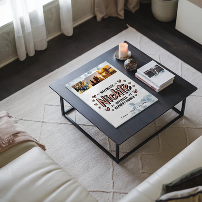 Magnetposter Fotoboard Nichte Fotocollage Weltbeste Nichte Offiziell Geprüft Durch