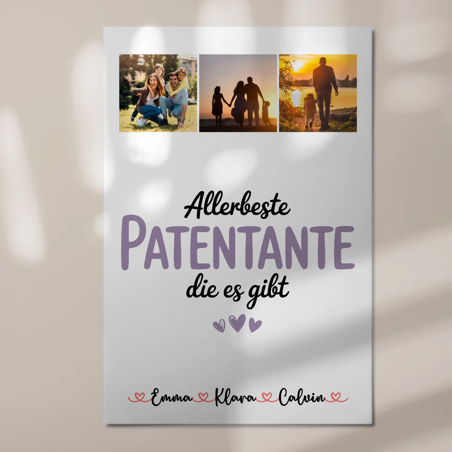 Fotoboard Magnet Wandbild Fotocollage Patentante Allerbeste Patentante Die Es Gibt Geschenk