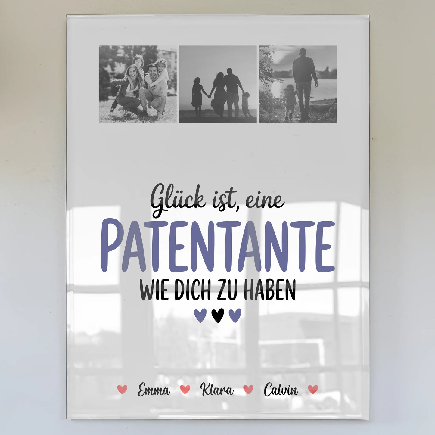 Personalisierte Acrylglas Mit Foto Fotocollage für Patentante Glück Ist eine Patentante Wie Dich Zu Haben 1