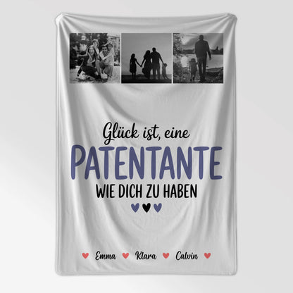 Decke Mit Namen Fotocollage für Patentante Glück Ist eine Patentante Wie Dich Zu Haben Geschenk 7