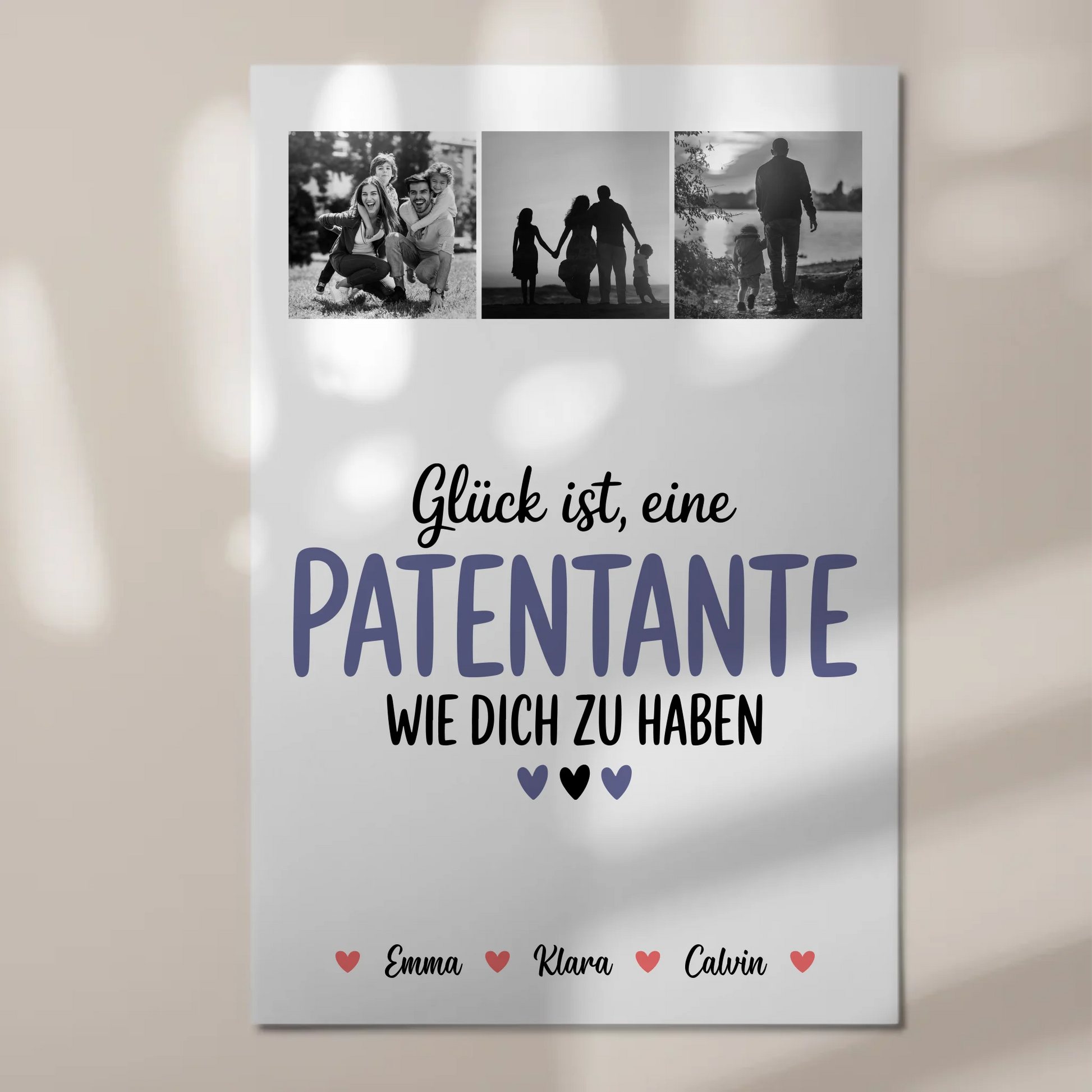 Personalisiertes Fotoboard Magnet Wandbild Fotocollage für Patentante Glück Ist eine Patentante Wie Dich Zu Haben 1