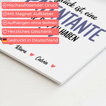 Personalisiertes Fotoboard Magnet Wandbild Fotocollage für Patentante Glück Ist eine Patentante Wie Dich Zu Haben 10