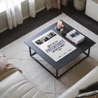 Personalisiertes Fotoboard Magnet Wandbild Fotocollage für Patentante Glück Ist eine Patentante Wie Dich Zu Haben