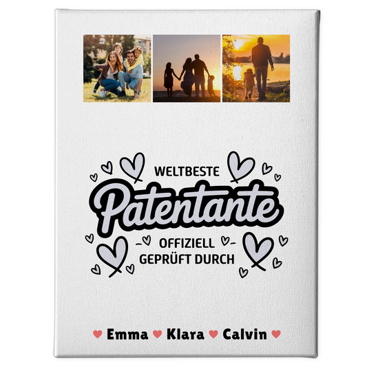 Fotocollage Großes Bild Aus Vielen Kleinen Patentante Fotocollage Weltbeste Patentante Offiziell Geprüft Durch 1