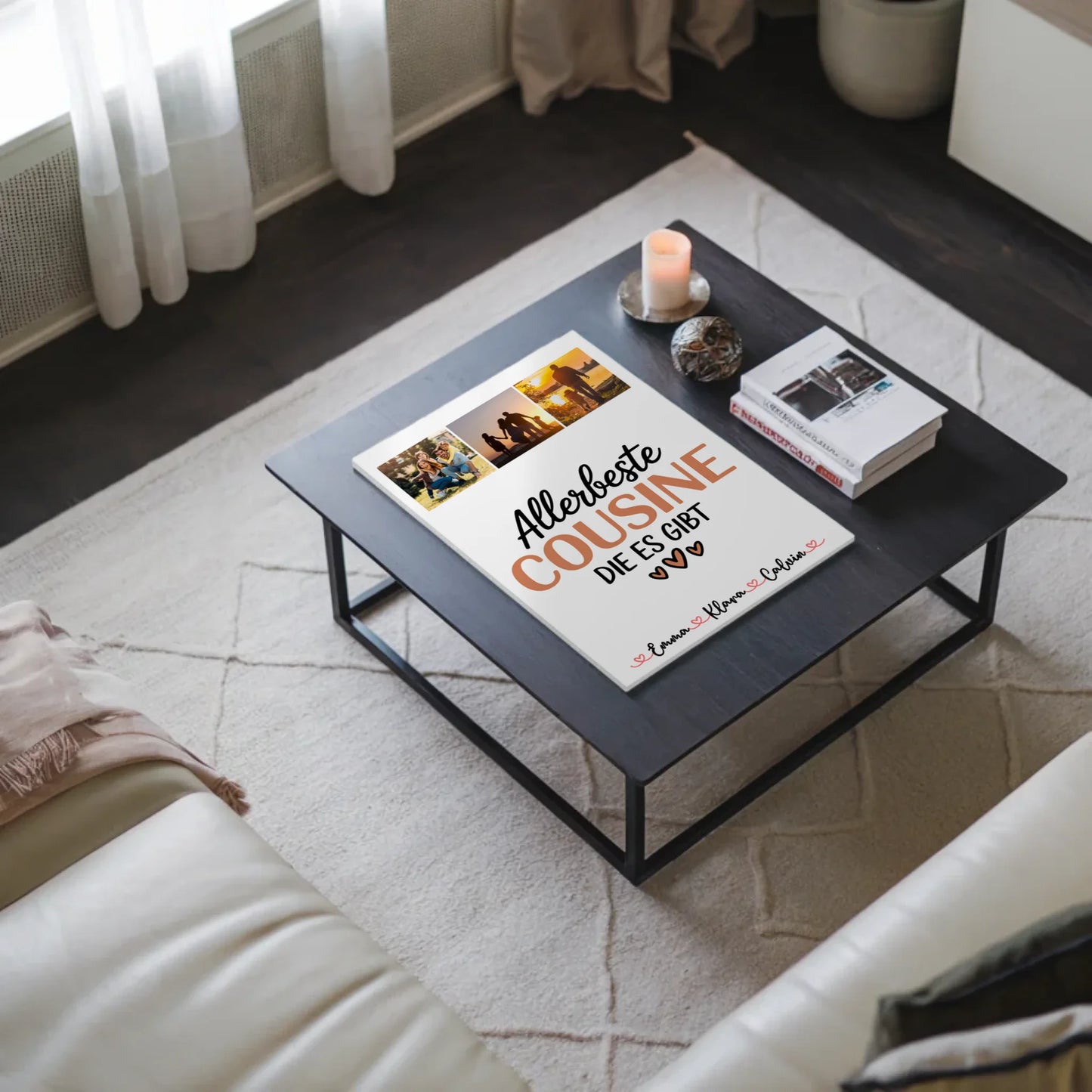 Fotoboard Poster Magnetisch Fotocollage Cousine Allerbeste Cousine Die Es Gibt Geschenk 3