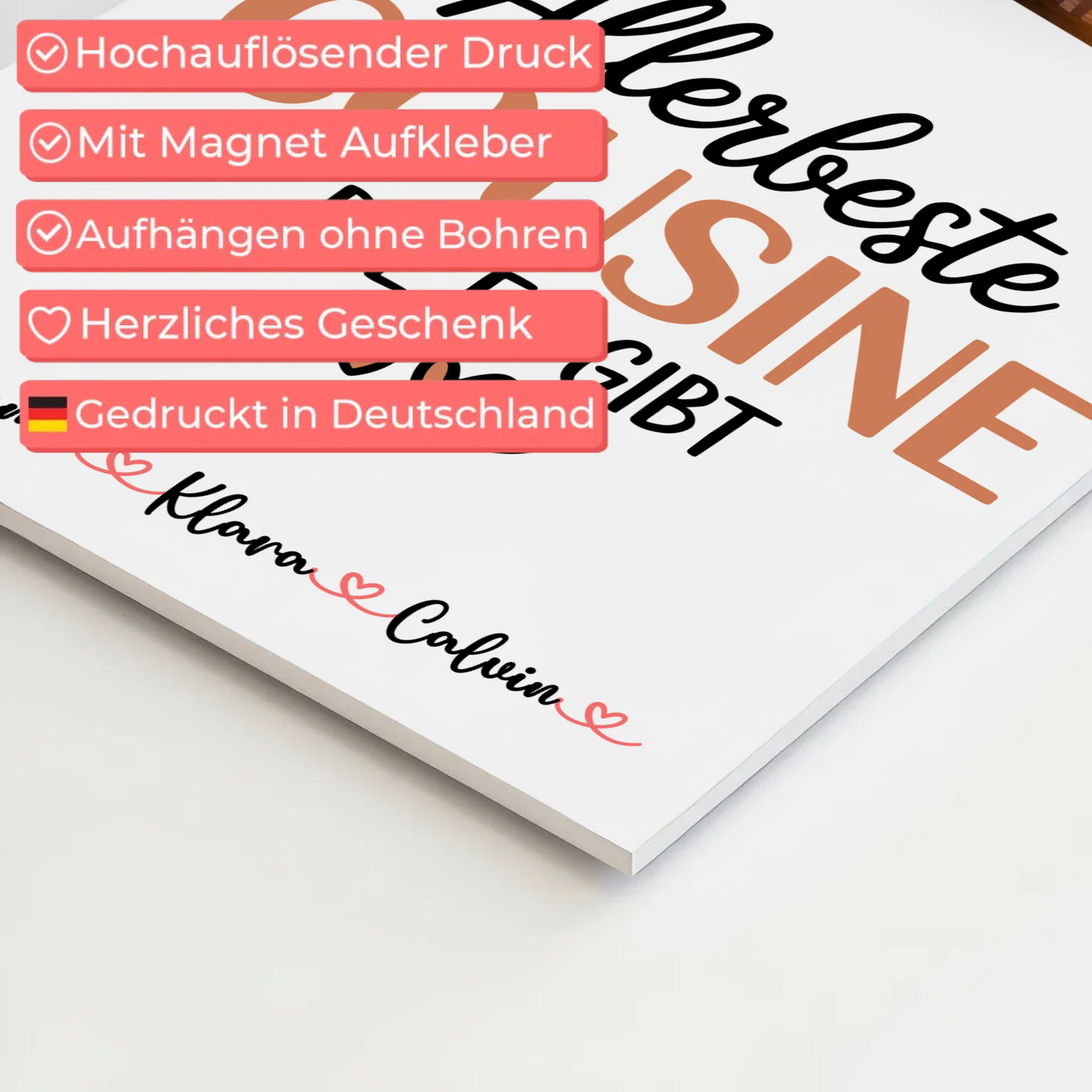 Fotoboard Poster Magnetisch Fotocollage Cousine Allerbeste Cousine Die Es Gibt Geschenk 4