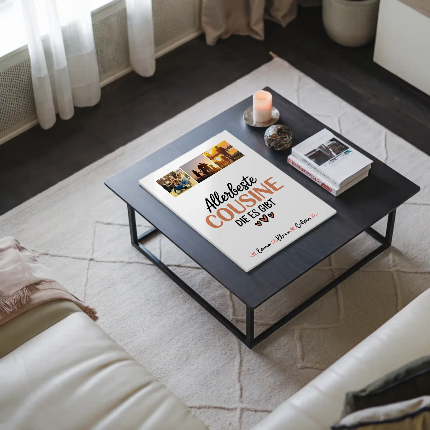 Fotoboard Poster Magnetisch Fotocollage Cousine Allerbeste Cousine Die Es Gibt Geschenk