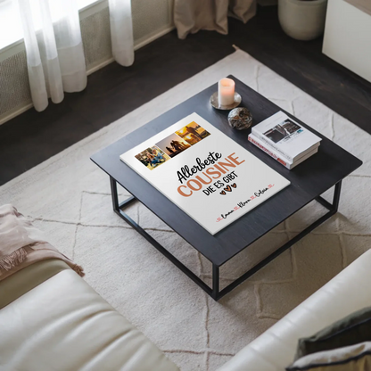 Fotoboard Poster Magnetisch Fotocollage Cousine Allerbeste Cousine Die Es Gibt Geschenk