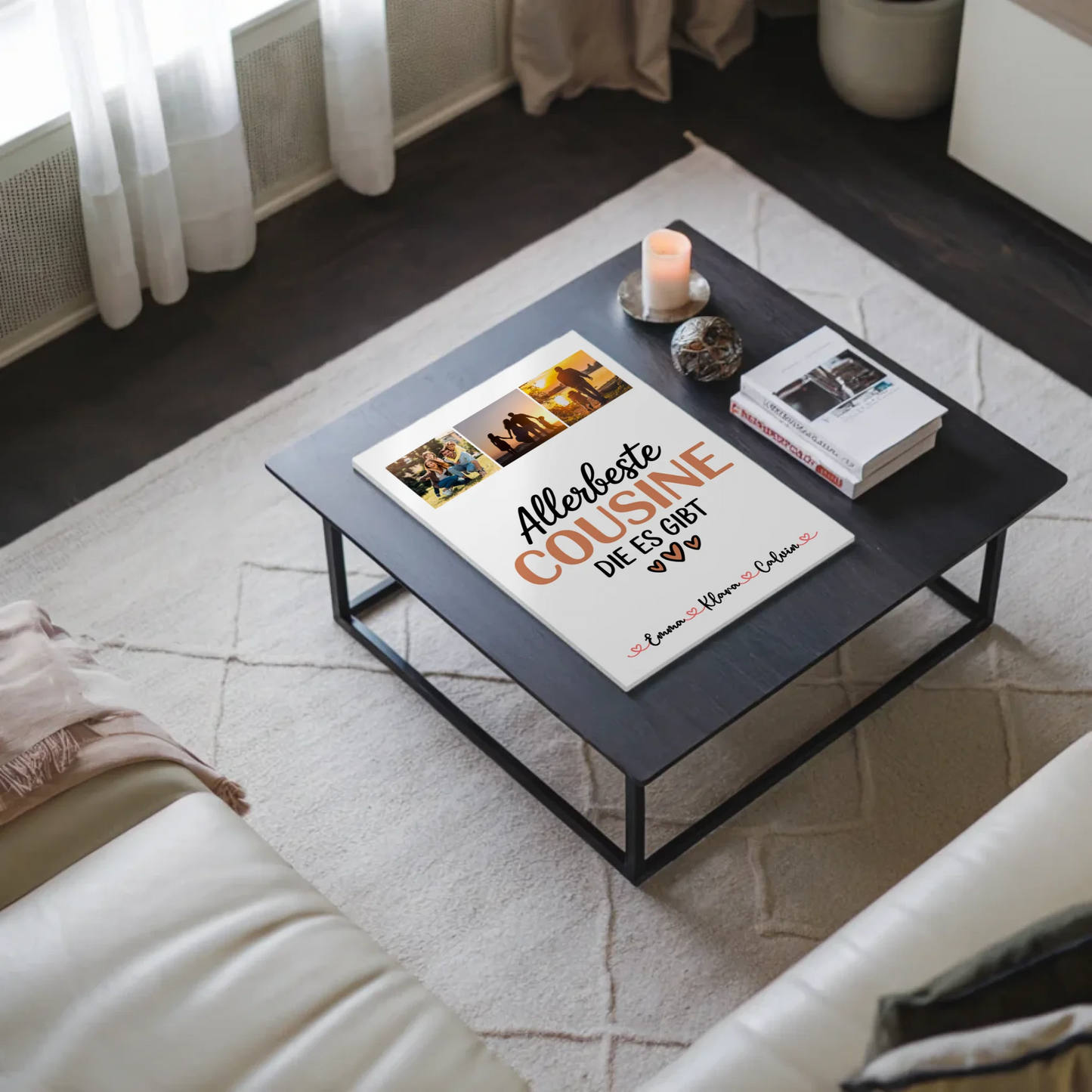 Fotoboard Poster Magnetisch Fotocollage Cousine Allerbeste Cousine Die Es Gibt Geschenk