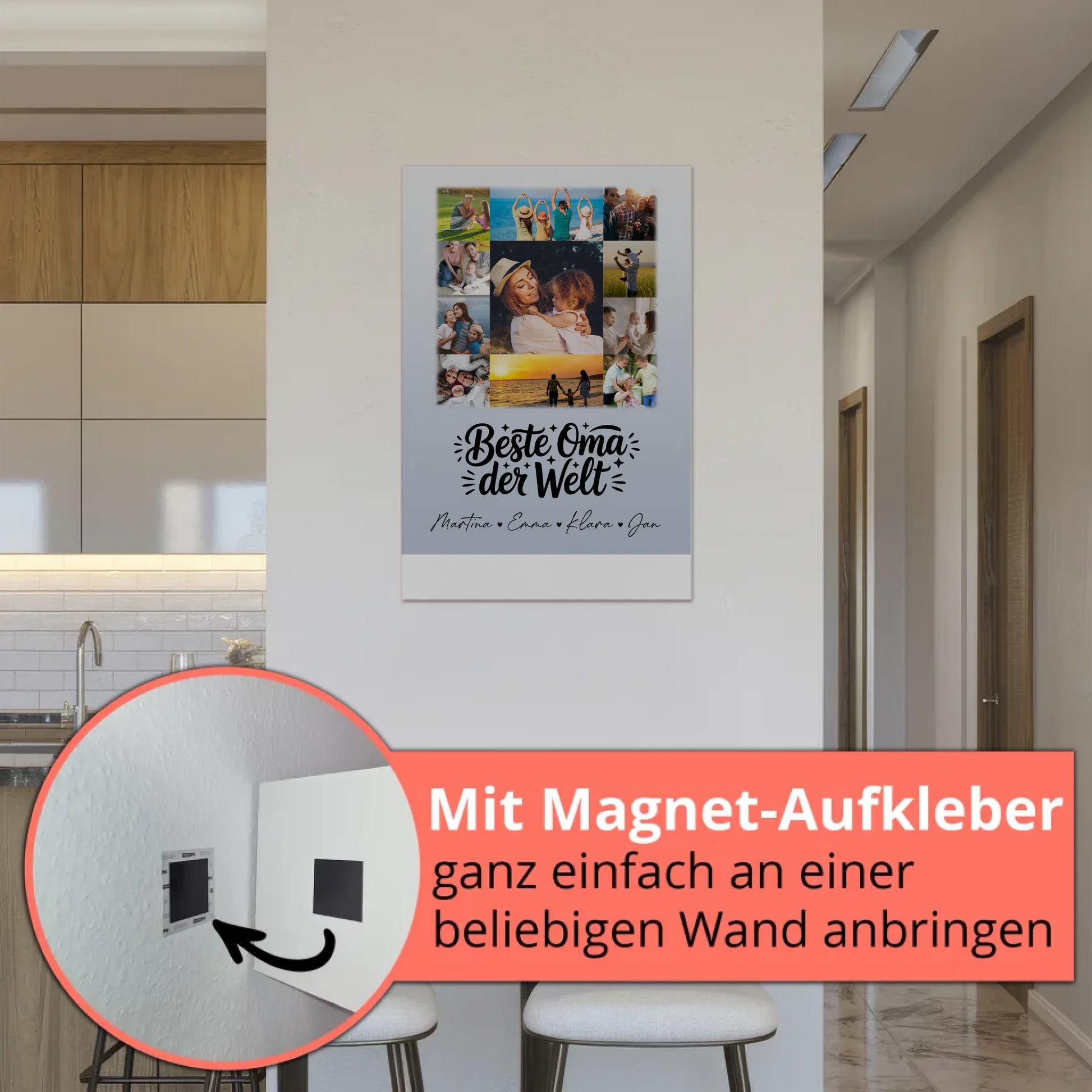 Personalisiertes Oma Plakat mit 11 Fotos Beste Oma Der Welt Geschenk 5