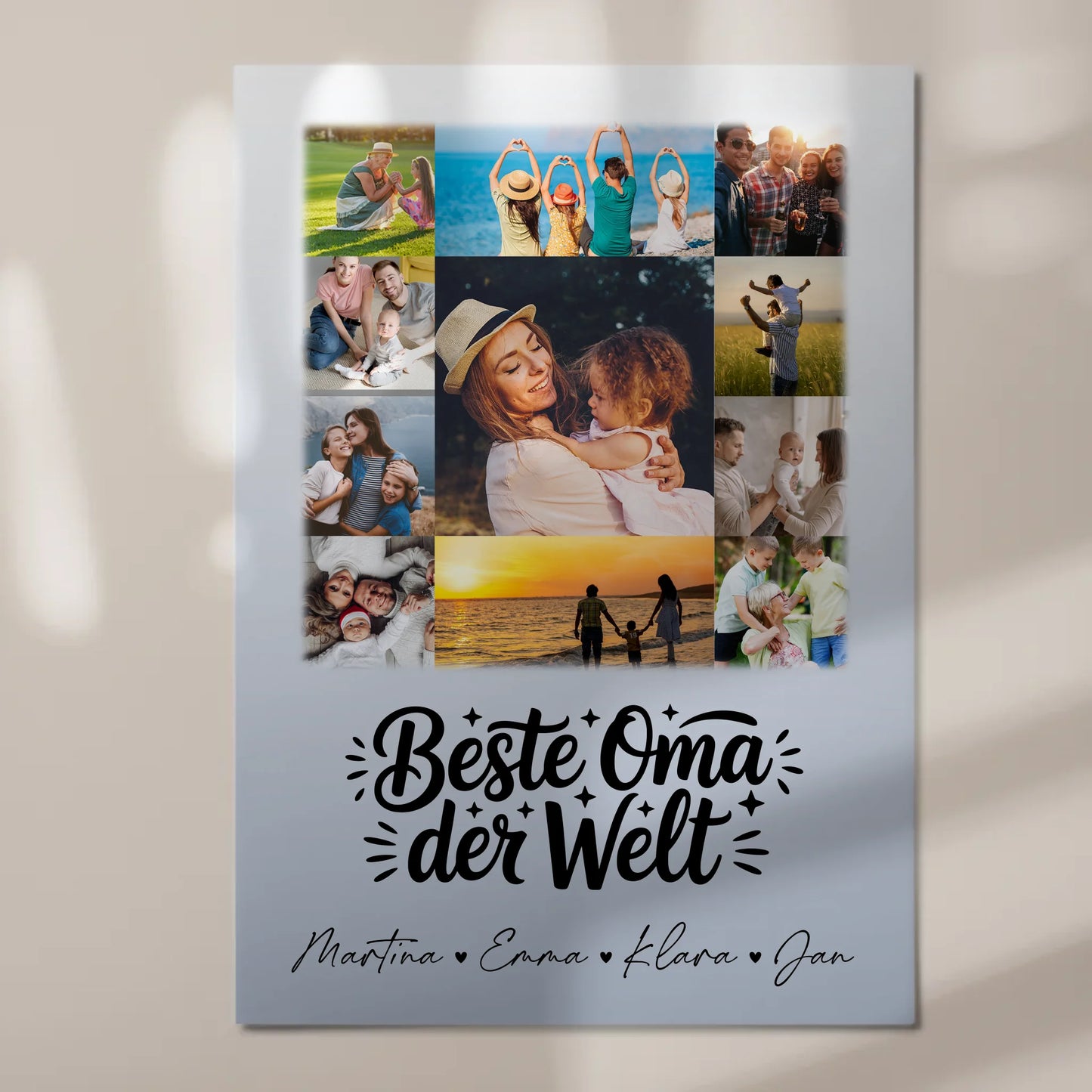 Personalisiertes Oma Plakat mit 11 Fotos Beste Oma Der Welt Geschenk 7