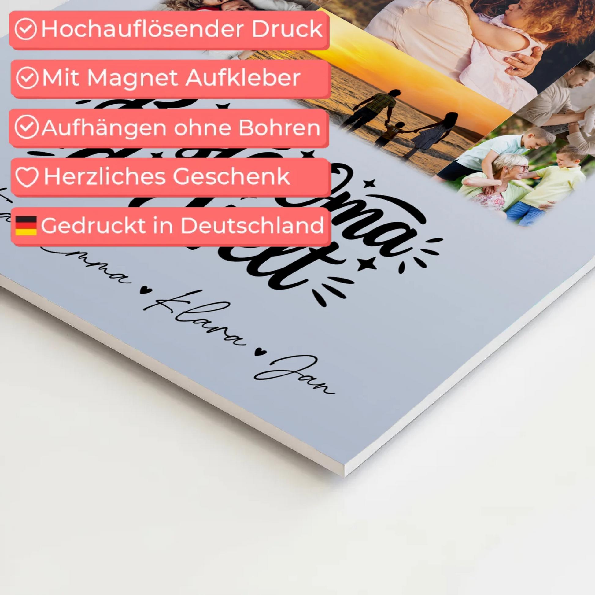 Personalisiertes Oma Plakat mit 11 Fotos Beste Oma Der Welt Geschenk 10