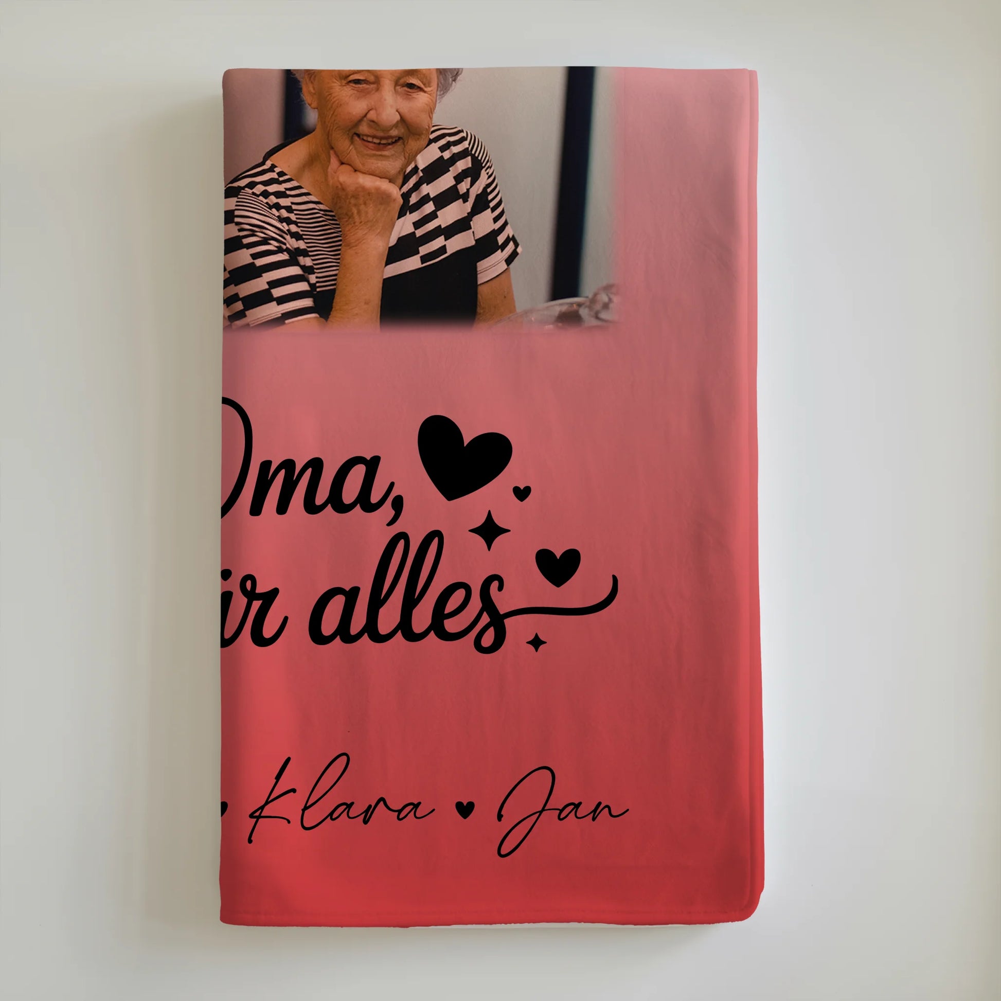 Personalisierte Decke Oma mit 9 Fotos Liebe Oma Danke für alles 6
