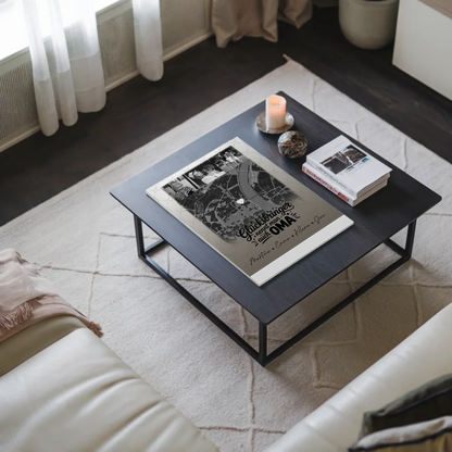 Personalisierte Wandbilder Oma mit 4 Fotos und Karte Schwarz-Weiß Glücksbringer nennt man auch Bruder 3