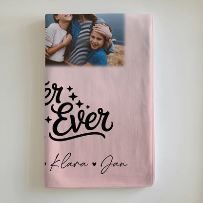 Personalisierte Namensdecke mit 3 Fotos & Herzkarte für den besten Bruder 6