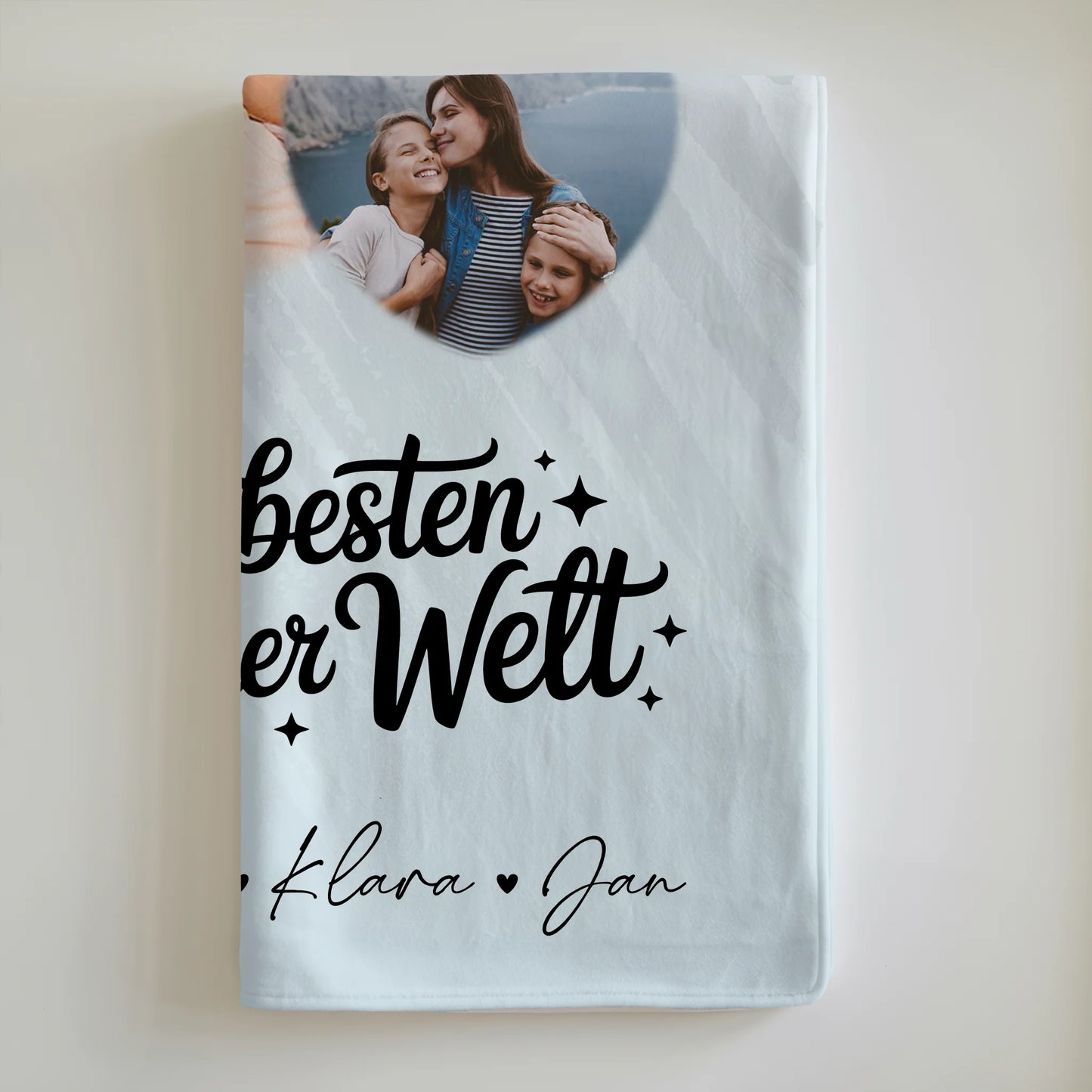 Personalisierte Kuscheldecke Mit Namen 3 Herz Fotos Für den besten Bruder der Welt Geschenk 6