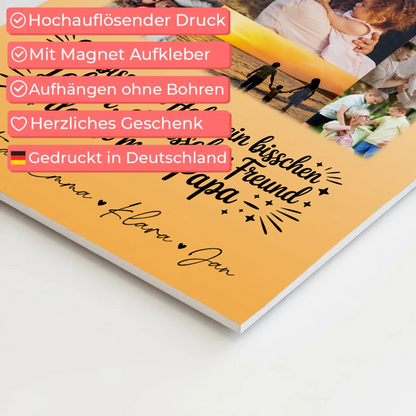 Magnetposter Fotoboard mit 11 Fotos Held Beschützer Freund mein Bruder personalisiertes Geschenk 10