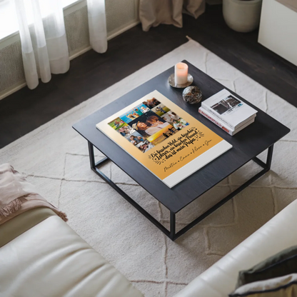 Magnetposter Fotoboard mit 11 Fotos Held Beschützer Freund mein Bruder personalisiertes Geschenk