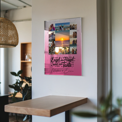 Personalisierte Geschenke mit 11 Fotos auf Foto Mit Acrylglas Bruder ist ein Engel